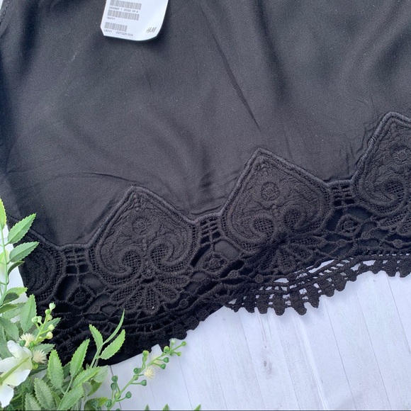NWT Black Lace Top - Picture 2 of 4